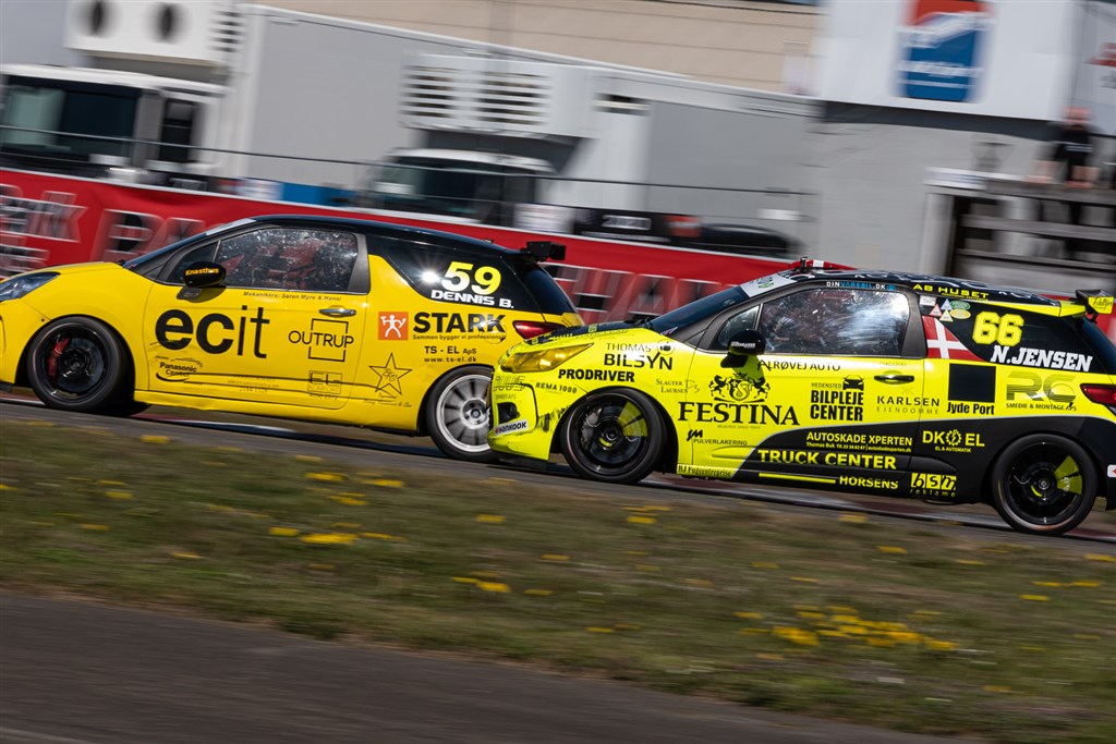 Dennis Bannergård, her i #59, fik en god debut i DS3 Cup og åbnede med en podieplads i heat 1